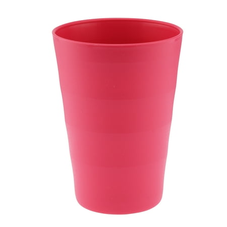 YBM Home Reusable Plastic Cups 12 oz, Unbreakable Drinkware Dishwasher Safe, Pink