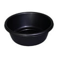 thumbnail image 1 of YBM Home Round Dish Wash Basin Dishpan for Washing Dishes, Plastic Portable Dish Tub Design for Camping and Multipurpose for Face Cleansing, 7 quarts, 1148-black, 1 of 3