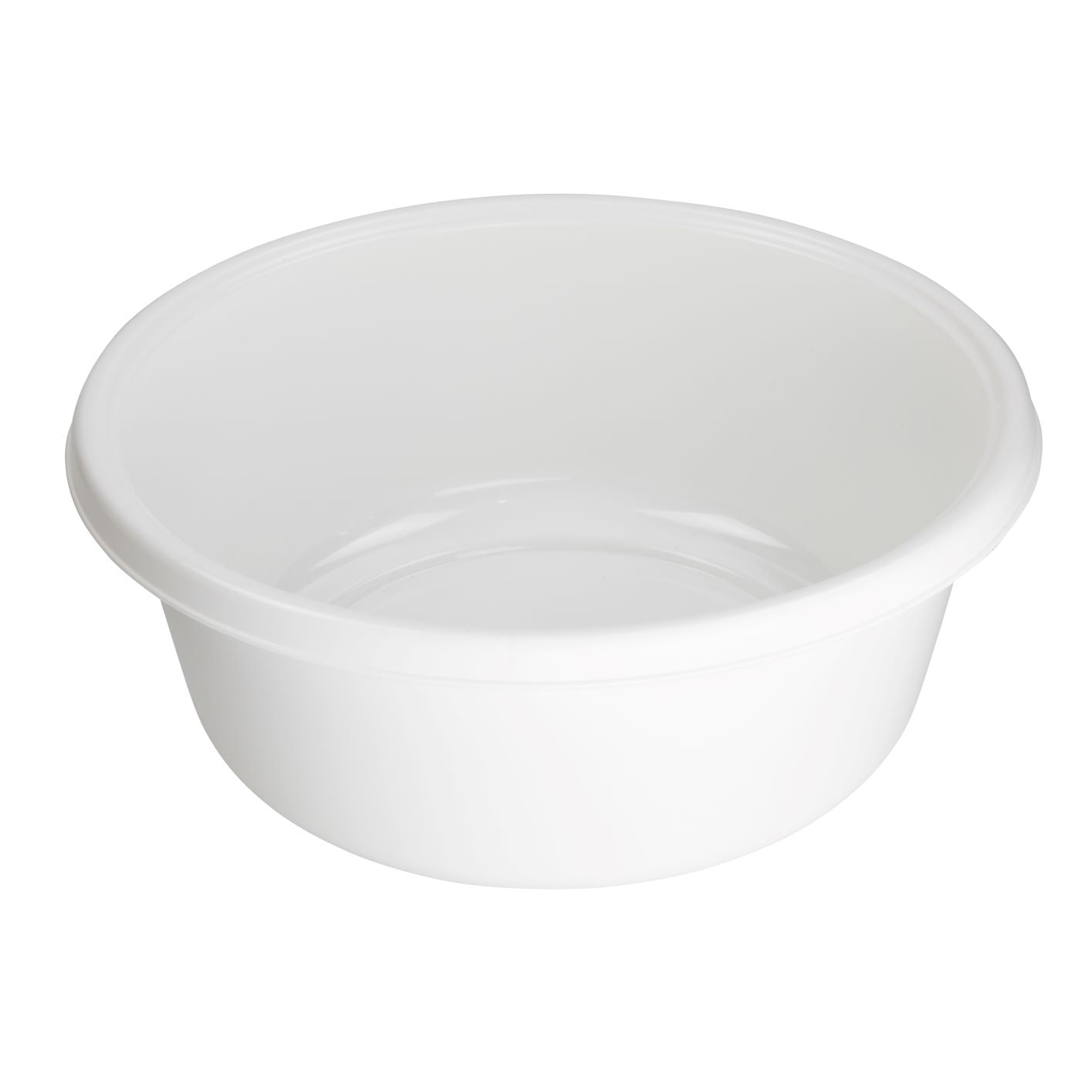 Idotry 4-Pack Baby Small Wash Basin, Gray Plastic Square Dish Pan, 8 Quart