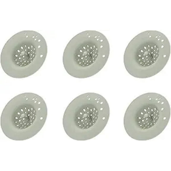 YBM Home Silicone Sink and Tub Drain Strainer, Great Kitchen Drain Protector, Universal Plug Cover, Good Grips, Flexible and Wide Rim, 1204-6