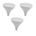 thumbnail image 1 of YBM Home Small Plastic Funnel, Dishwasher Safe, 22 fl. oz, Height 6 in. Upper Diameter 6.25 in.- 39-1334white-3, 1 of 5