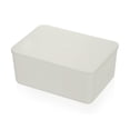 thumbnail image 1 of YBM Home Stackable Plastic Storage Bin with Lid, Closets, White, 2148-1, 1 of 7