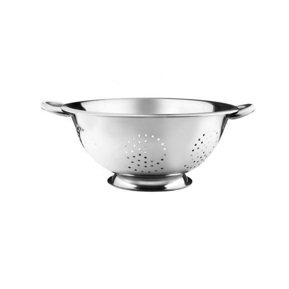 YBM Home Stainless Steel Colander with Handles for Straining, Steaming, Draining and Rinsing