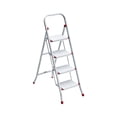 thumbnail image 1 of YBM Home Steel 4 Step Ladder 200lbs Capacity, Foldable and Lightweight with Handrails, 1 of 1