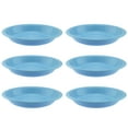 thumbnail image 1 of YBM Home Unbreakable Round Deep Plastic Plate 15-Ounce | Tableware Plates BPA-Free, Blue 6 Pack, 1 of 2