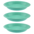 thumbnail image 1 of YBM Home Unbreakable Round Deep Plastic Plate 15-Ounce | Tableware Plates, Green 3 pack, 1 of 3