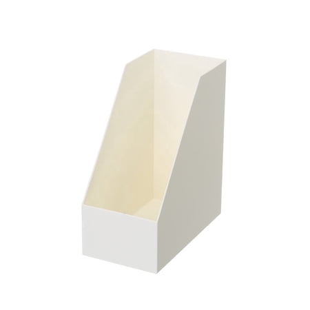 YBM Home Vertical File Bins Organizer Open Front Design for Easy Access to Files, Documents, White, 1270-1