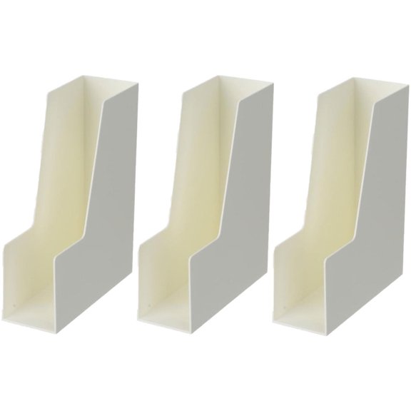 YBM Home Vertical File Bins Organizer Open Front Design , Ideal for Home Office, Work Desktops, Medium, 1261-3