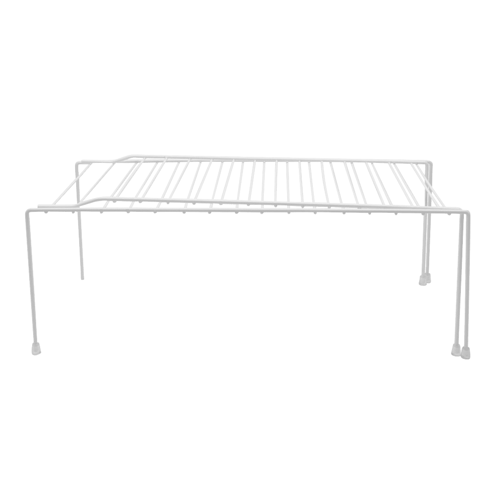 YBM Home White Wire Helper Shelf Organizer and Storage Rack