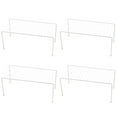 thumbnail image 1 of YBM Home White Wire Cabinet Helper Shelf Organizer and Storage Rack Helper for Kitchen, Expandable Kitchen Counter and Cabinet Shelf, 2553-4, 1 of 8