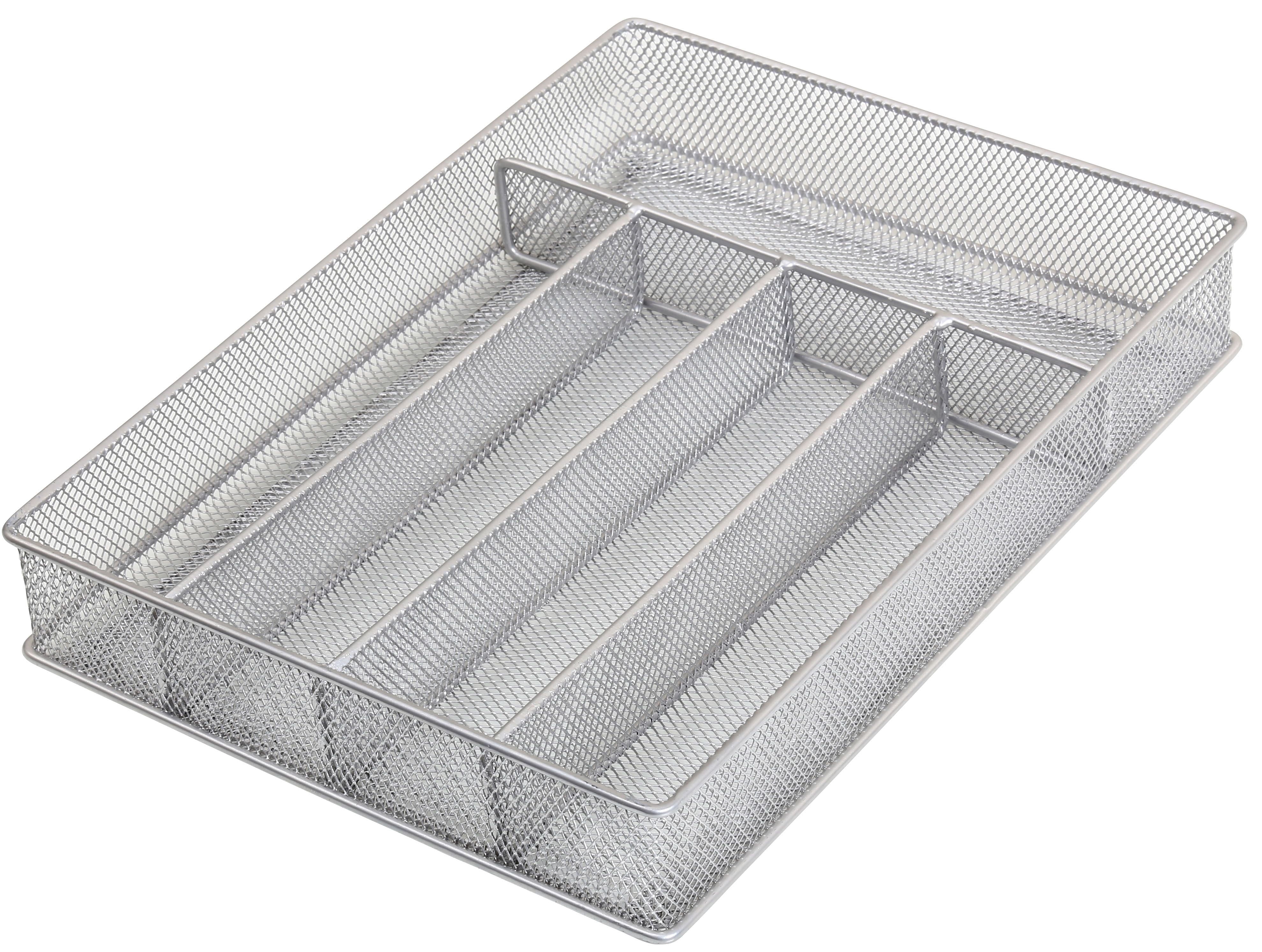YBM Home Sectional Wire Mesh Drawer Organizer