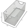 thumbnail image 1 of YBM Home Wire Mesh Storage Basket Organizer for CD and DVDs - 6 Pack, 1 of 6