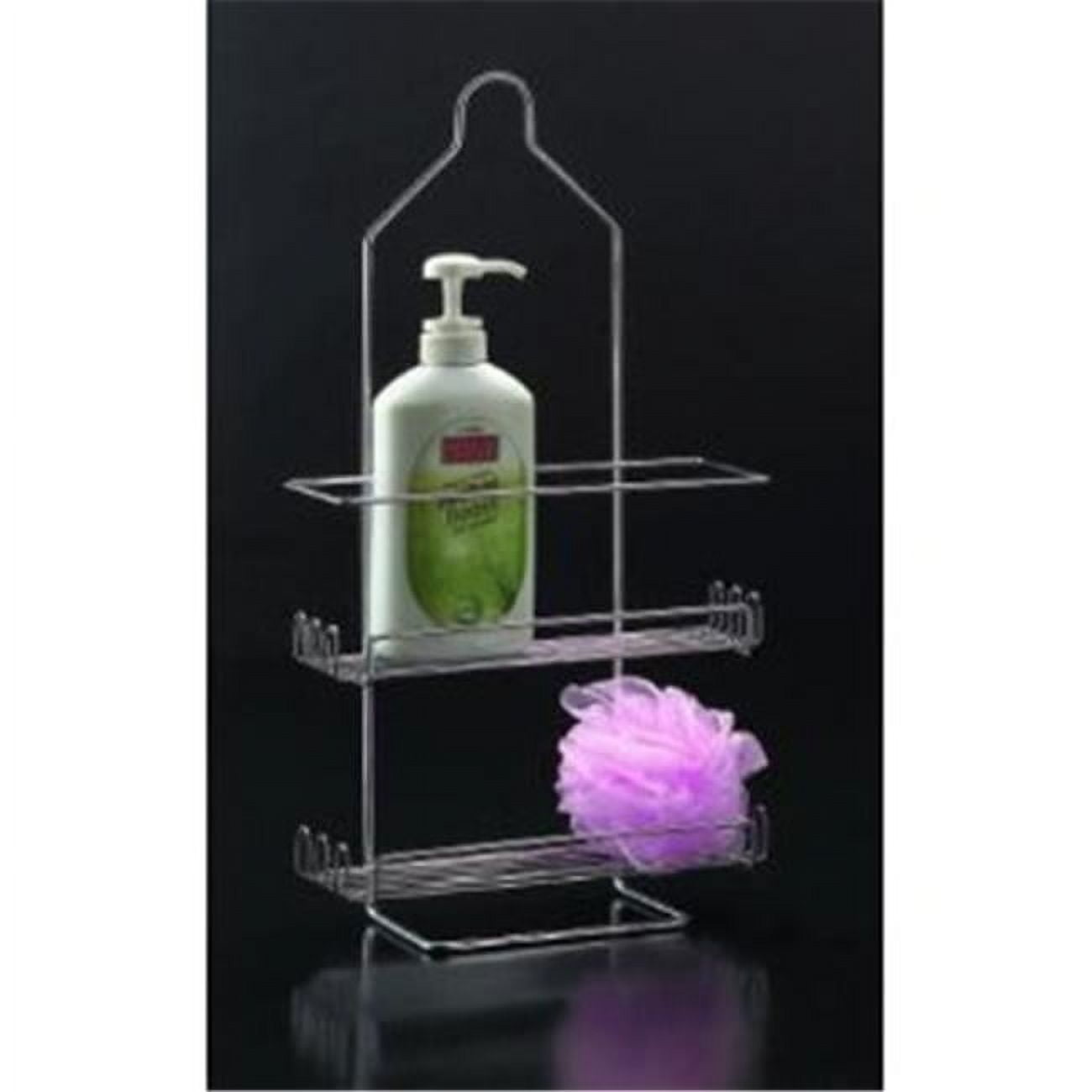 YBMHome 183010 Two Tier Deluxe Shower Caddy With Shelves Beige