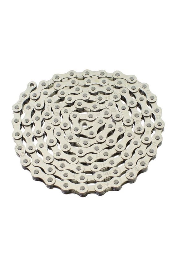 YBN S410 Bicycle Chain (1-Speed, 1/2 x 1/8-Inch, 112L) , Chrome