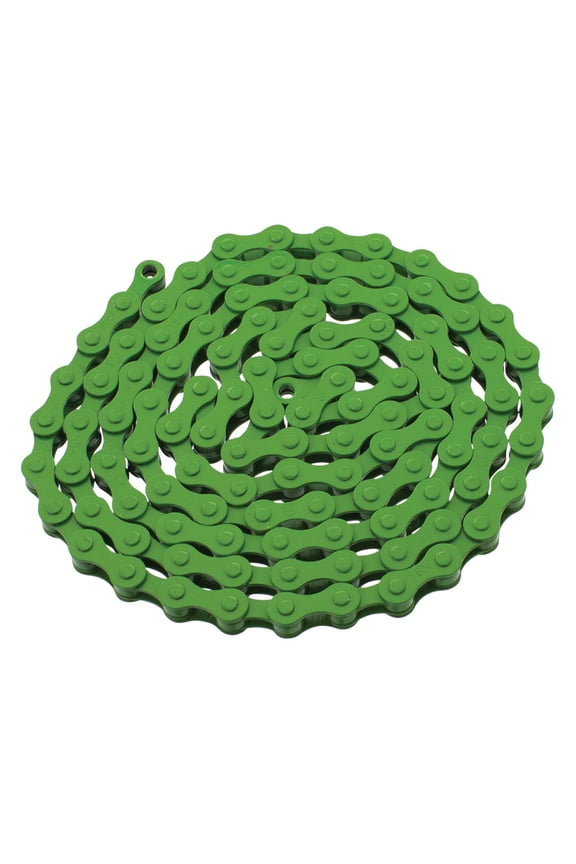 YBN S410 Bicycle Chain (1-Speed, 1/2 x 1/8-Inch, 112L) (Green)