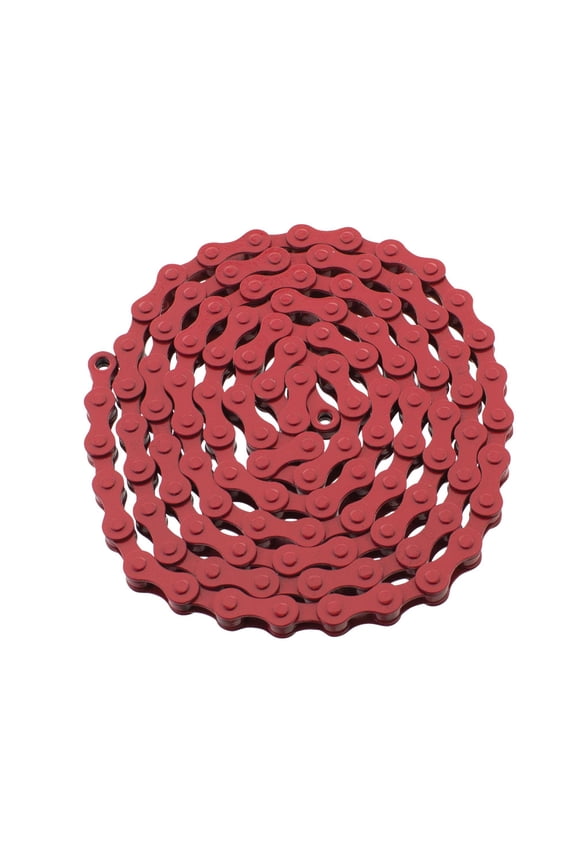 YBN S410 Bicycle Chain (1-Speed, 1/2 x 1/8-Inch, 112L) (Red)