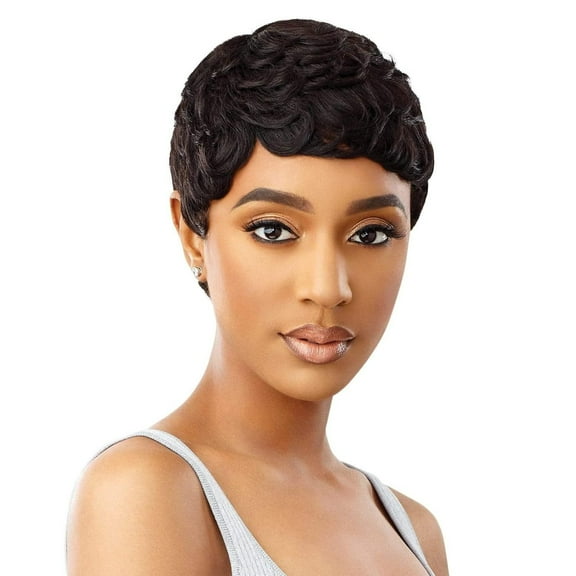YBQF Premium Human Hair Duby Wig - SCOTTIE (1 Jet Black)