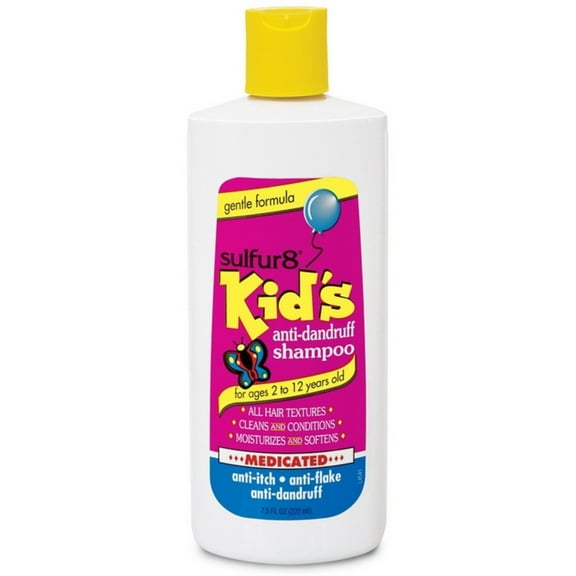 YBQF8 Kids Medicated Anti Dandruff Shampoo, 7.5 oz (Pack of 2)