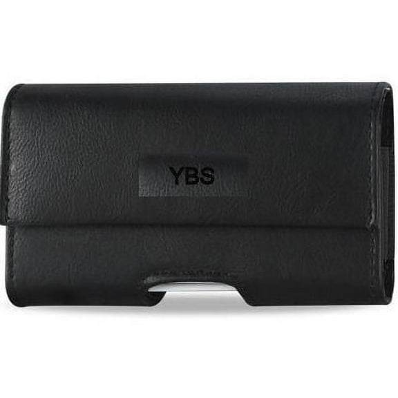 YBS Csae-DVT Horizontal Premium Carrying Pouch with Belt Clip - Black