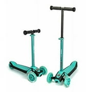 YBike YGLXB6 GLX Boost Scooter with Adjustable Steering & Handlebar Height for Kids, Turquoise