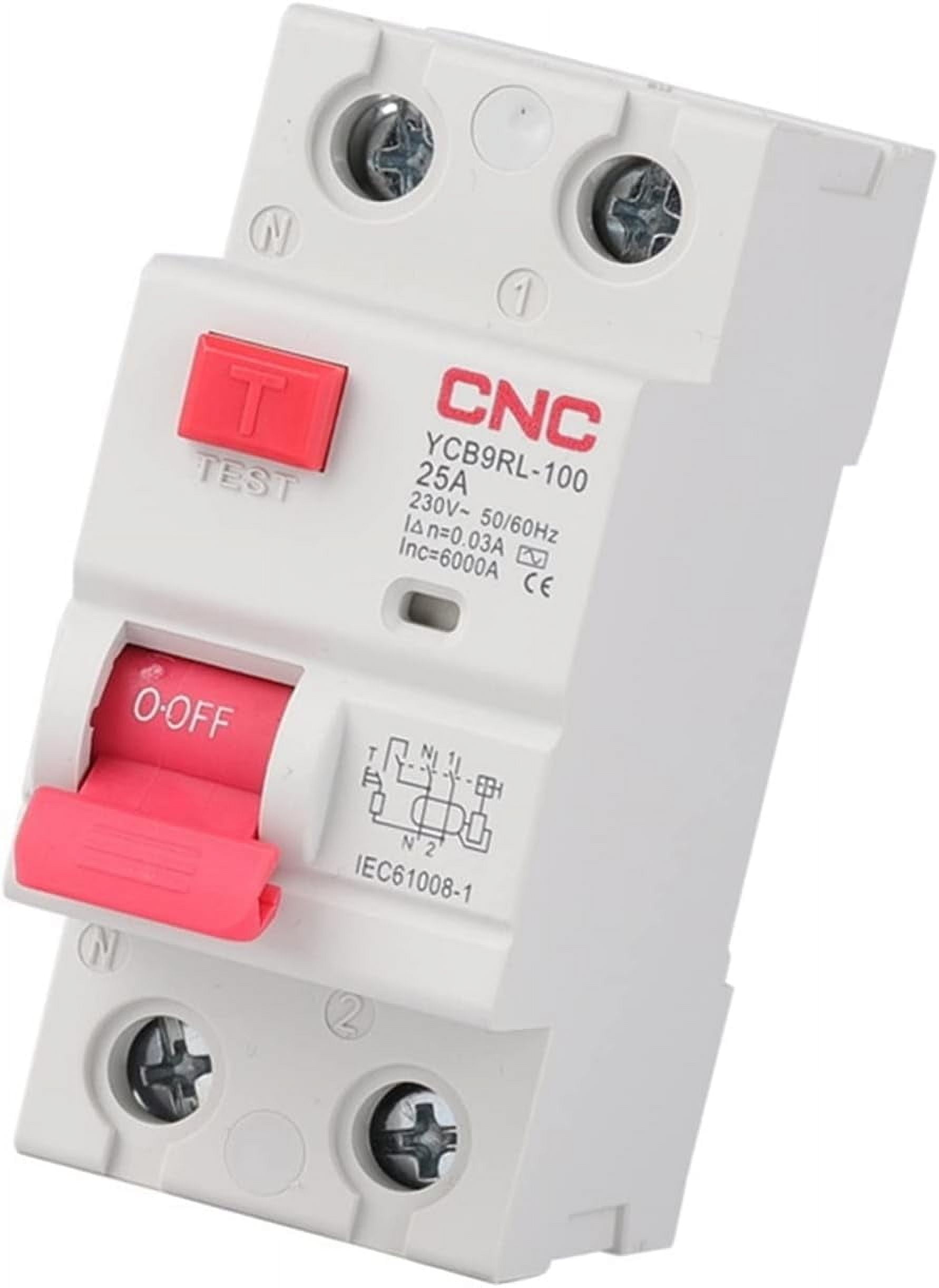 YCB9RL-100 230V 50/60Hz RCCB MCB 30mA Residual Current Circuit Breaker ...