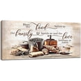 thumbnail image 1 of YCCJ-Coffee Large Wall Art 30x60 inch Christian Coffee Wall Art Bless The Food Wall Decor Kitchen Pictures Canvas Prints Unframed Modern Artwork for Home Kitchen Dining Room Living Room Cafe, 1 of 7