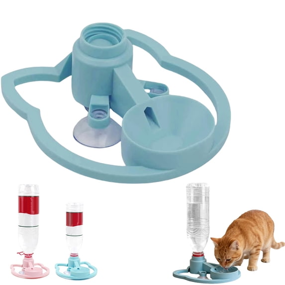 YCCMML Anti-Tip Pet Water Dispenser, Automatic Drinking Stand for Dogs Cats Home & Travel
