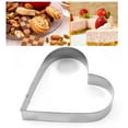 thumbnail image 1 of YCCMML Heart Cookie Cutter & Heart Shaped Cookie Cutter Set - Stainless Steel & Plastic Cookie Cutters for Baking, 1 of 7