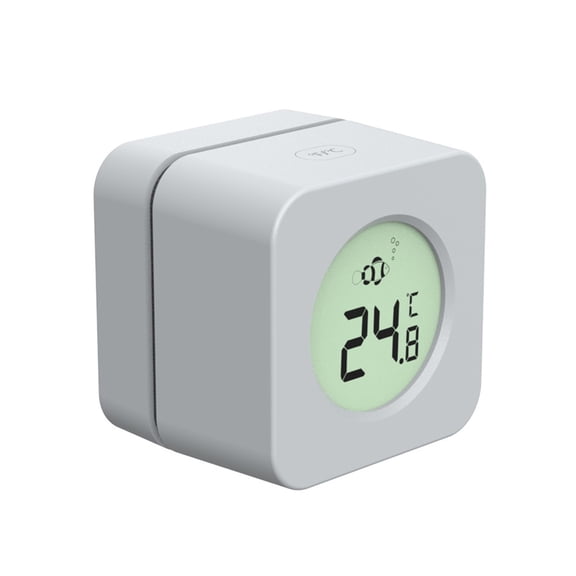 YCCMML Mini Glass Tank Brush with Digital Thermometer, 2-in-1 Magnetic Cleaner for Home Aquariums