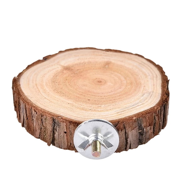 YCCMML Multi-Pet Interactive Platform Wooden Perch Climbing Toy for Small Animal Cage Enrichment