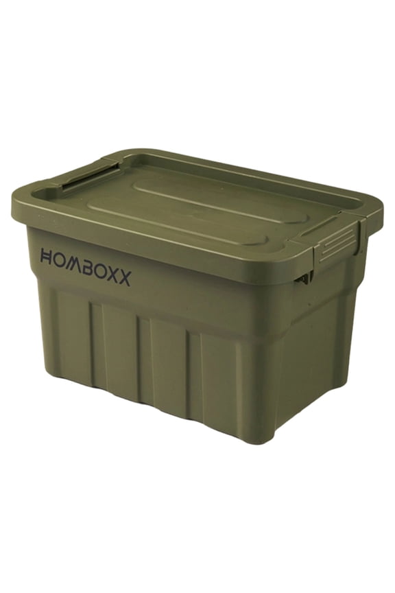 Storage Bins with Lids Thickened Large Capacity Weatherproof Tote for Outdoor Camping Storage & Workshop Organizer