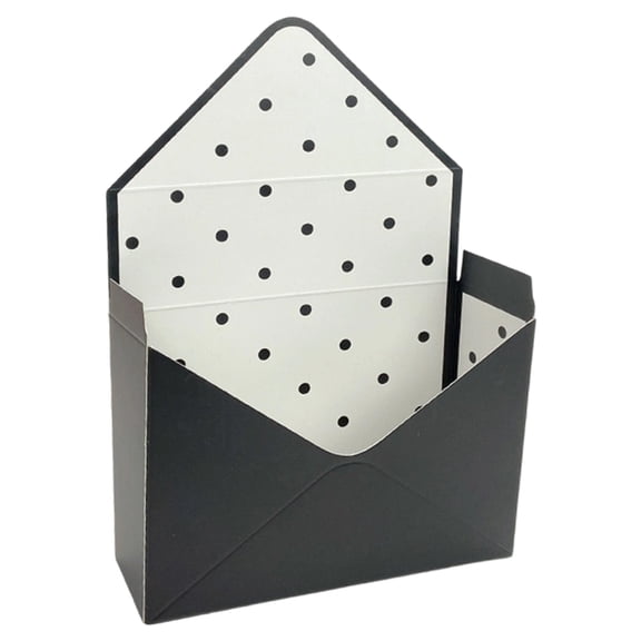 YCCMML Valentine's Day Envelope Box, Romantic Heart-Shaped Gift Box with Floral Design for Love Notes & Proposals