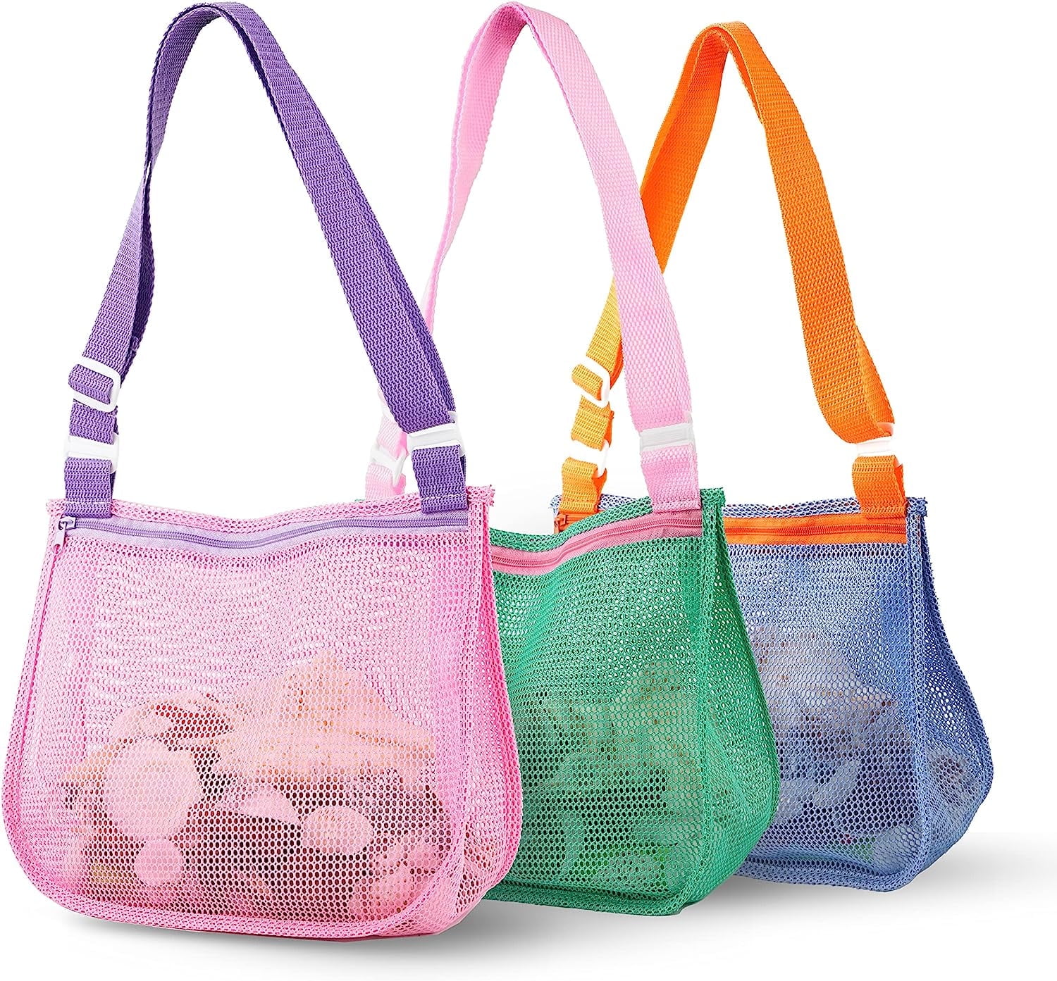 YCFUN Beach Bag, Extra Large Mesh Beach Bags and Totes, Kids Shell