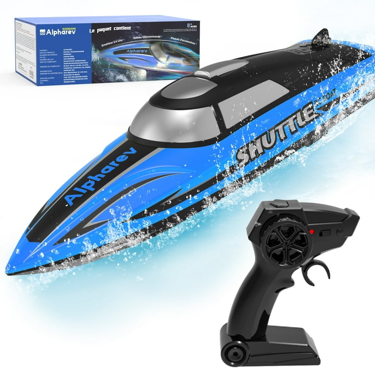 YCFUN RC Boat, 15Km/h Remote Control Boats, Summer Pool Toys Water RC Boat  for Boys Childs Age 3-7 8-12 