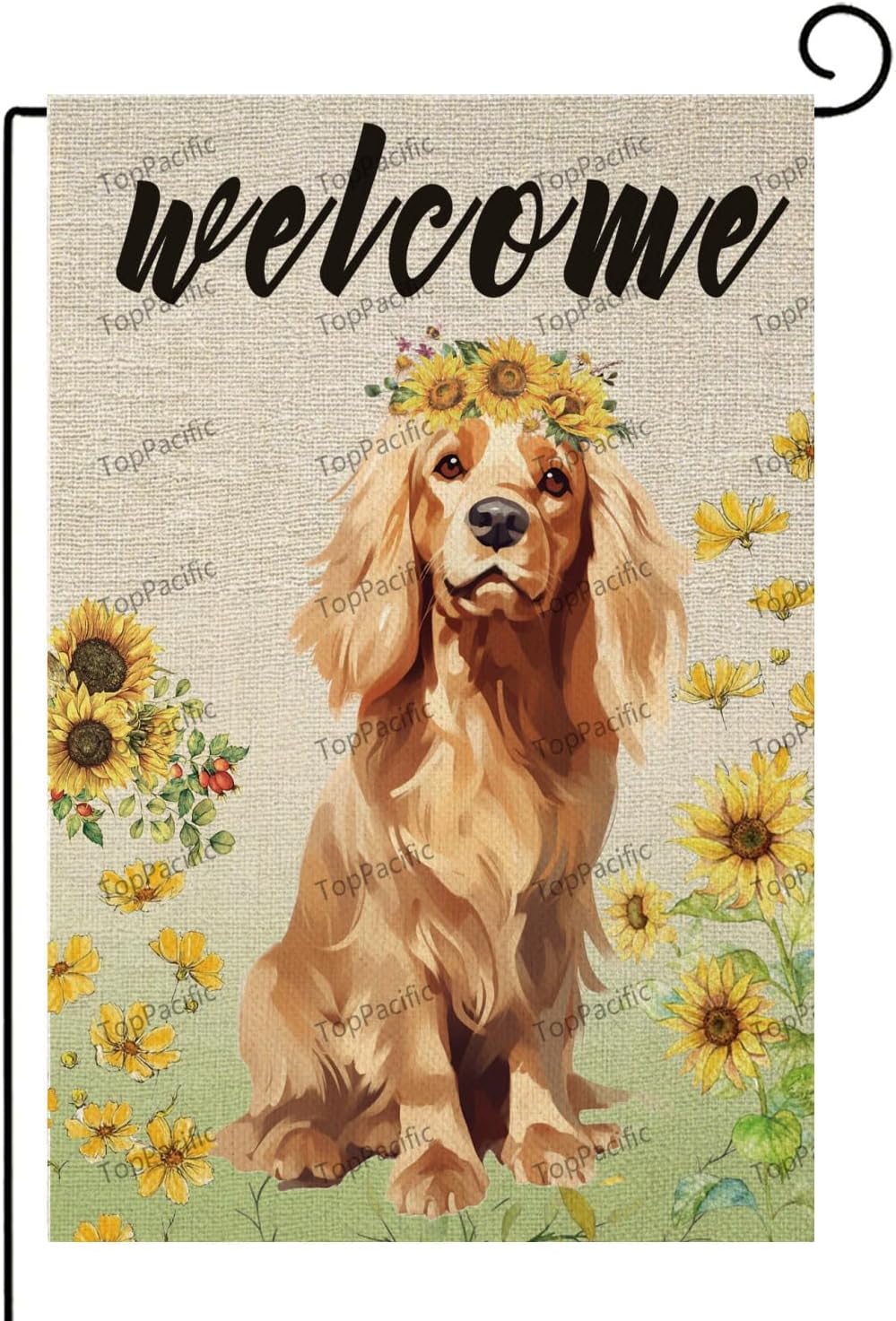YCHII Dachshund Garden Flag Sunflower Garden Flag Summer Flag Spring