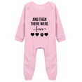 thumbnail image 1 of YCICIVDee And Then&There were Four My Siblings Have Paws-New to The Crew- Newborn One-Piece Baby Bodysuits12-18 Months Pink, 1 of 4