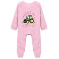 thumbnail image 1 of YCICIVDee Baby Bodysuit&Newest Green Tractor/Model Farmer Baby Tractor Long Sleeve Rompers 12-18 Months Pink, 1 of 4