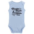 thumbnail image 1 of YCICIVDee Breakin’Hearts & Blastin Farts-Baby Bodysuit Clothes Creeper Blue Sleeveless 12-18 Months, 1 of 4