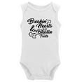 thumbnail image 1 of YCICIVDee Breakin’Hearts & Blastin Farts-Baby Bodysuit Clothes Creeper White Sleeveless 0-3 Months, 1 of 4