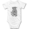 thumbnail image 1 of YCICIVDee Cute/Rascal s Baby Clothes Careful Say Me Grandma's Crazy Funny0-3 Months White Short Sleeve, 1 of 4