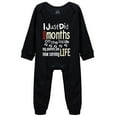 thumbnail image 1 of YCICIVDee I Just Did 9 Months&My Parents Are Now Serving Life/ Funny Baby Bodysuits Black Long Sleeve Rompers 12-18 Months, 1 of 4