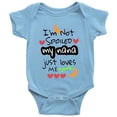thumbnail image 1 of YCICIVDee I'm Not Spoiled My Nana Just Loves Me Infant Short Sleeve Bodysuit Funny Jumpsuit Clothes for Baby Blue, 1 of 4