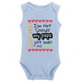 thumbnail image 1 of YCICIVDee I'm Not Spoiled My Papa Just Loves Me Unisex-Baby Bodysuit Blue Sleeveless 9-12 Months, 1 of 4