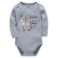 thumbnail image 1 of YCICIVDee Is It Too Early.Cute Pony Bodysuit- Funny Infant Creeper, One-Piece Baby Bodysuit Long Sleeve Grey 18-24 Months, 1 of 4