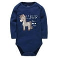 thumbnail image 1 of YCICIVDee Is It Too Early.Cute Pony Bodysuit- Funny Infant Creeper, One-Piece Baby Bodysuit Long Sleeve Navy 3-6 Months, 1 of 4
