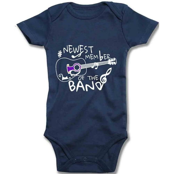 YCICIVDee Newest Memberof The Band Baby Bodysuit Short Sleeve Navy 0-3 Months Love Music Baby Clothes Gift For Drummer
