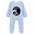 thumbnail image 1 of YCICIVDee Nightmar Before Baby Boy Girl Clothes Holiday Gifts Newborn Organic Bodysuit Romper Blue Long Sleeve Rompers, 1 of 4