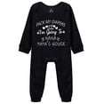 thumbnail image 1 of YCICIVDee Pack Diapers I'm Going To Nana &Papa's House Unisex Baby Bodysuit Black Long Sleeve Rompers 3-6 Months, 1 of 4