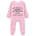 thumbnail image 1 of YCICIVDee Pack Diapers I'm Going To Nana &Papa's House Unisex Baby Bodysuit Pink Long Sleeve Rompers 6-9 Months, 1 of 4