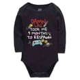 thumbnail image 1 of YCICIVDee Took Me 9-Months to Respawn Baby Bodysuit Romper Girl boy Clothes Black Long Sleeve 0-3 Months, 1 of 4